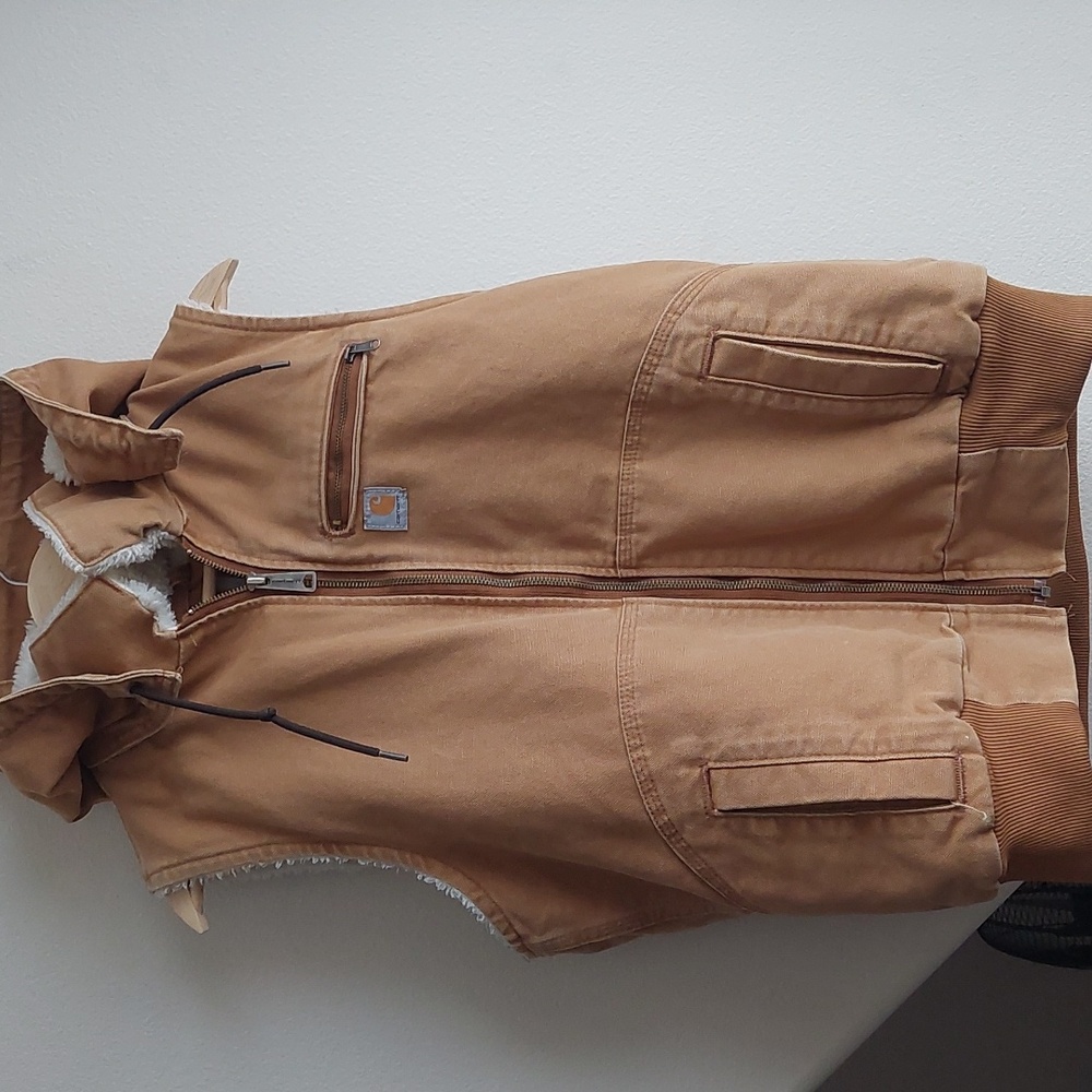 Carhartt Weathered Duck Wildwood Vest Size Large RARE FIND